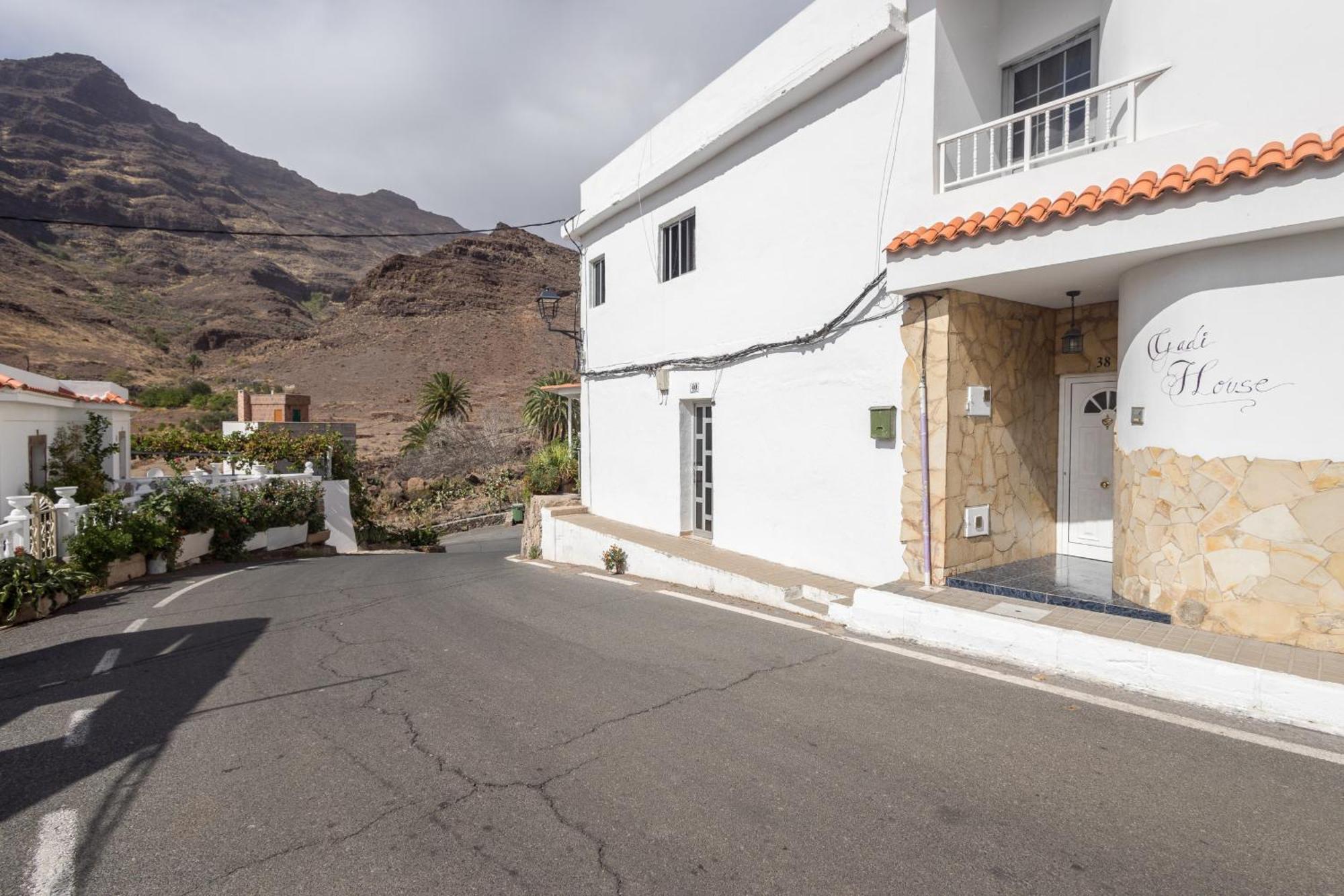 Lightbooking Gadi House Tasarte Terraza Y Barbacoa Eksteriør billede